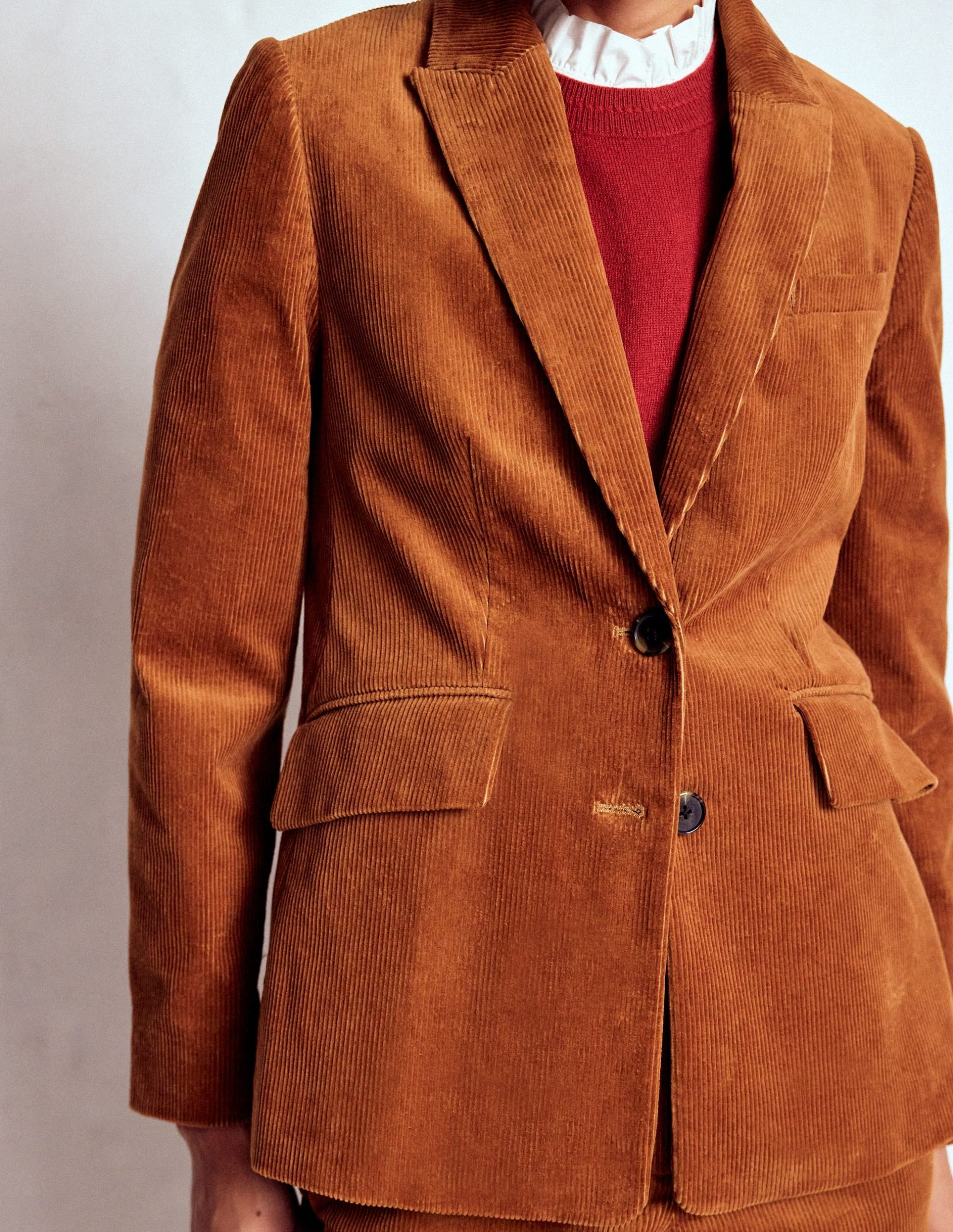 Stamford Cord Blazer-Ginger - Image 2