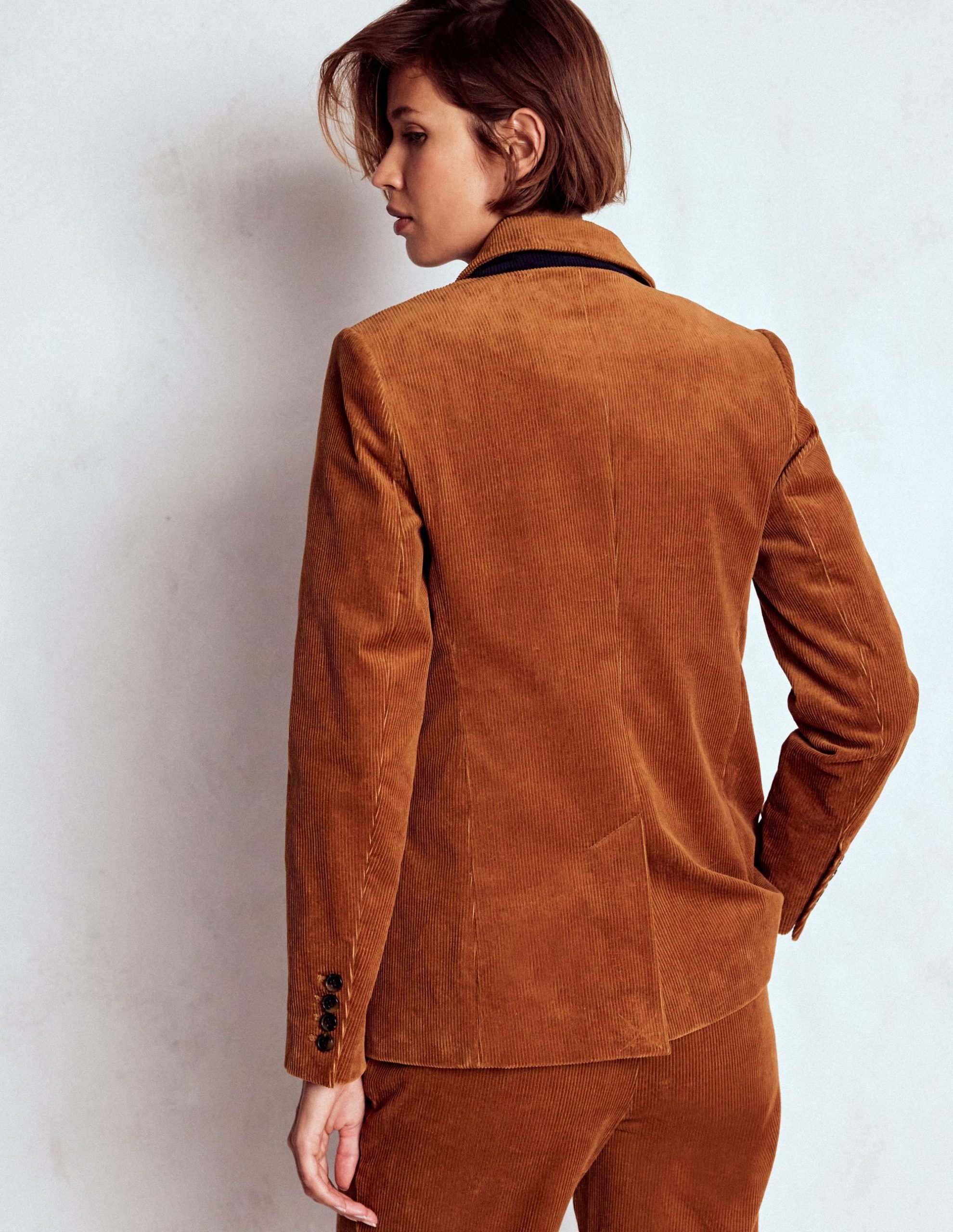 Stamford Cord Blazer-Ginger - Image 3