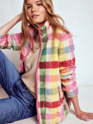 Westminster Borg Jacket-Multi. Check