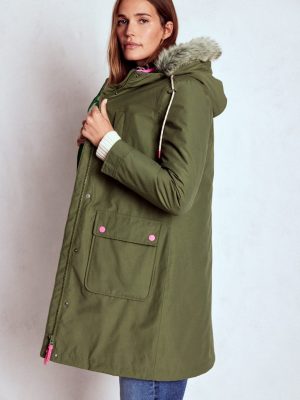 4-In-1 Hooded Parka-Woodland Green