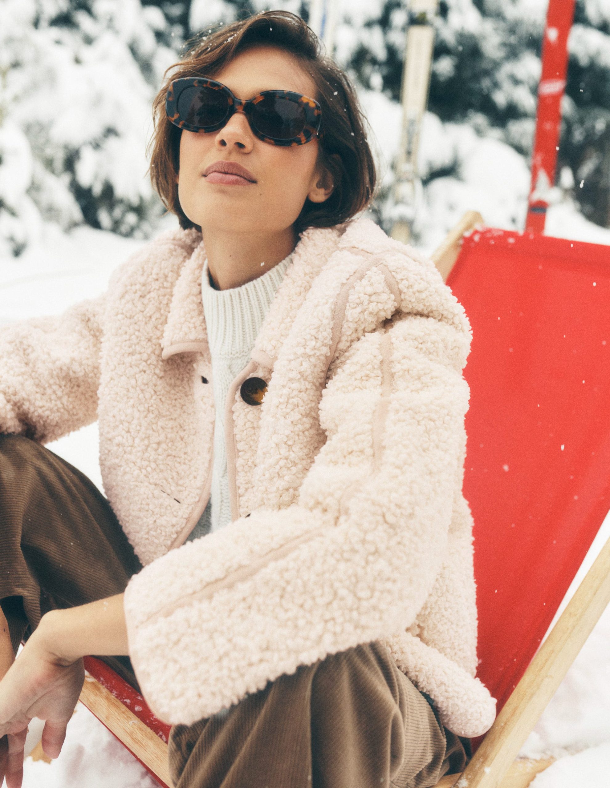 Borg Jacket-Curly Natural Borg - Image 5