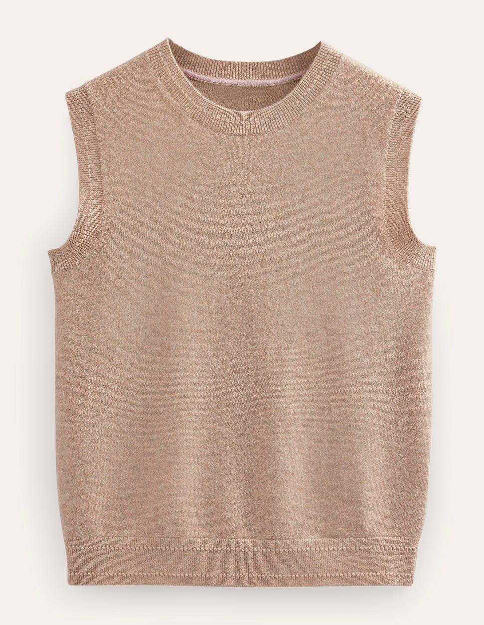 Eva Cashmere Tank-Chinchilla Melange - Image 6