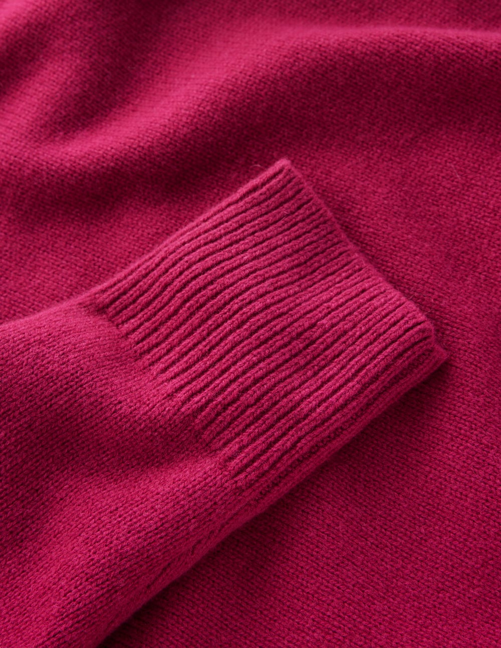 Polly Merino Roll Neck Jumper-Sorbet Pink - Image 8