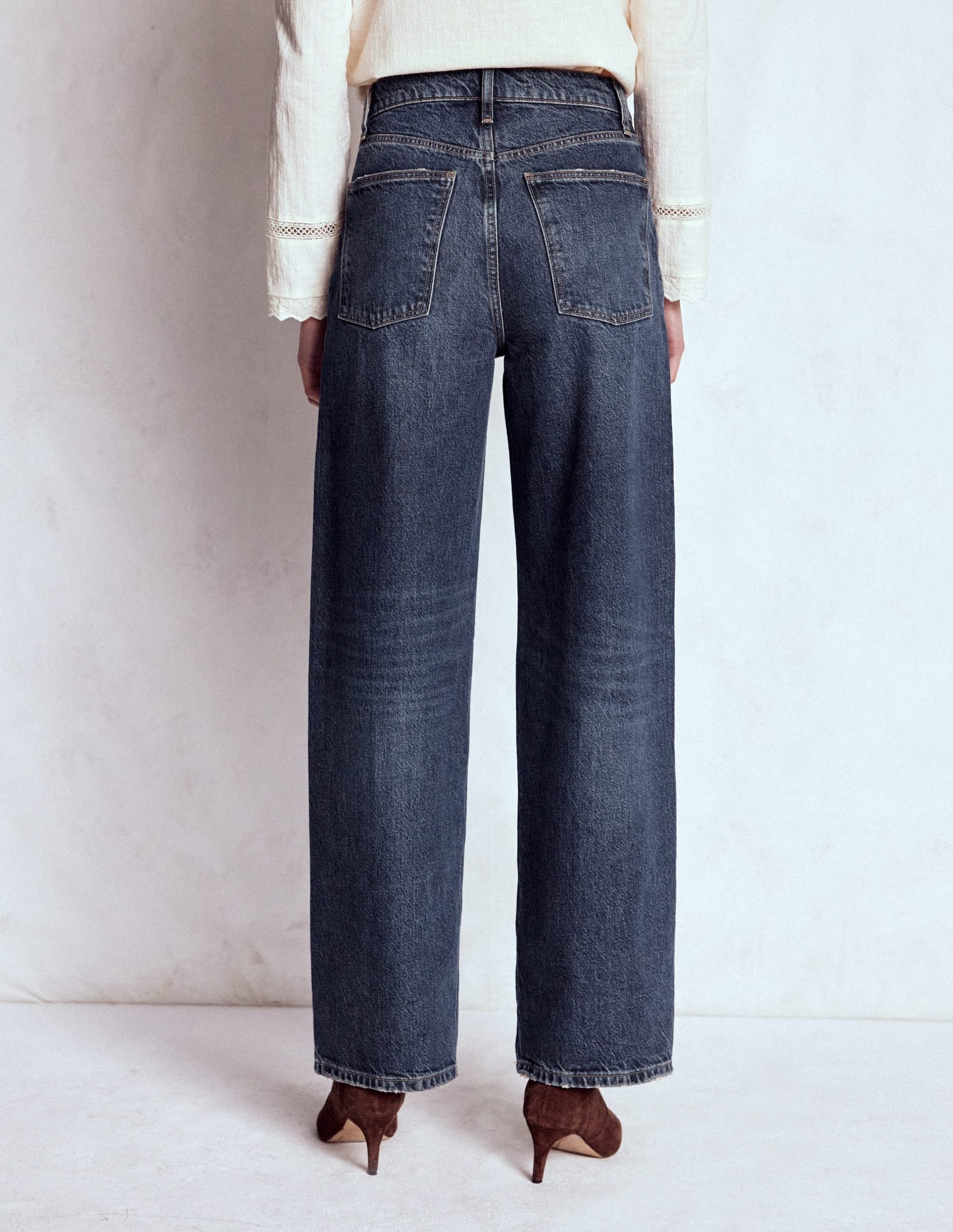 Slouch Leg Jeans-Dark Vintage - Image 3