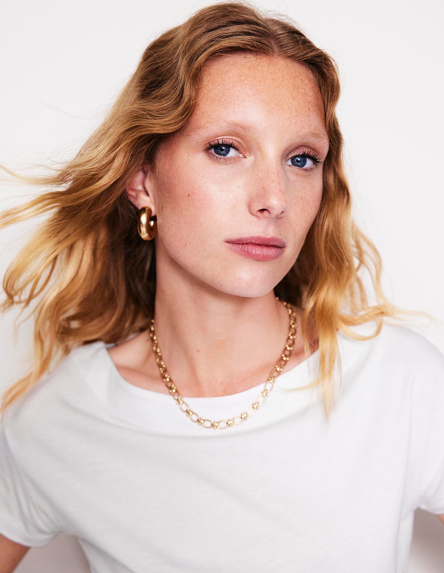 Supersoft Boat Neck T-Shirt-White - Image 2