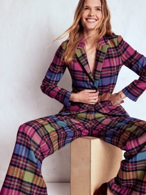 Woodbridge Check Blazer-Multi Blanket Check